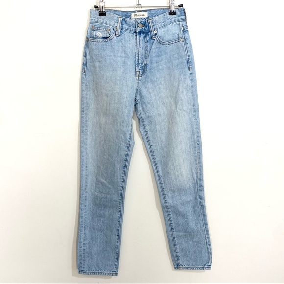 Madewell The Perfect Summer Jean Fitzgerald Wash 24 Mom Boyfriend High Waisted - Picture 1 of 7